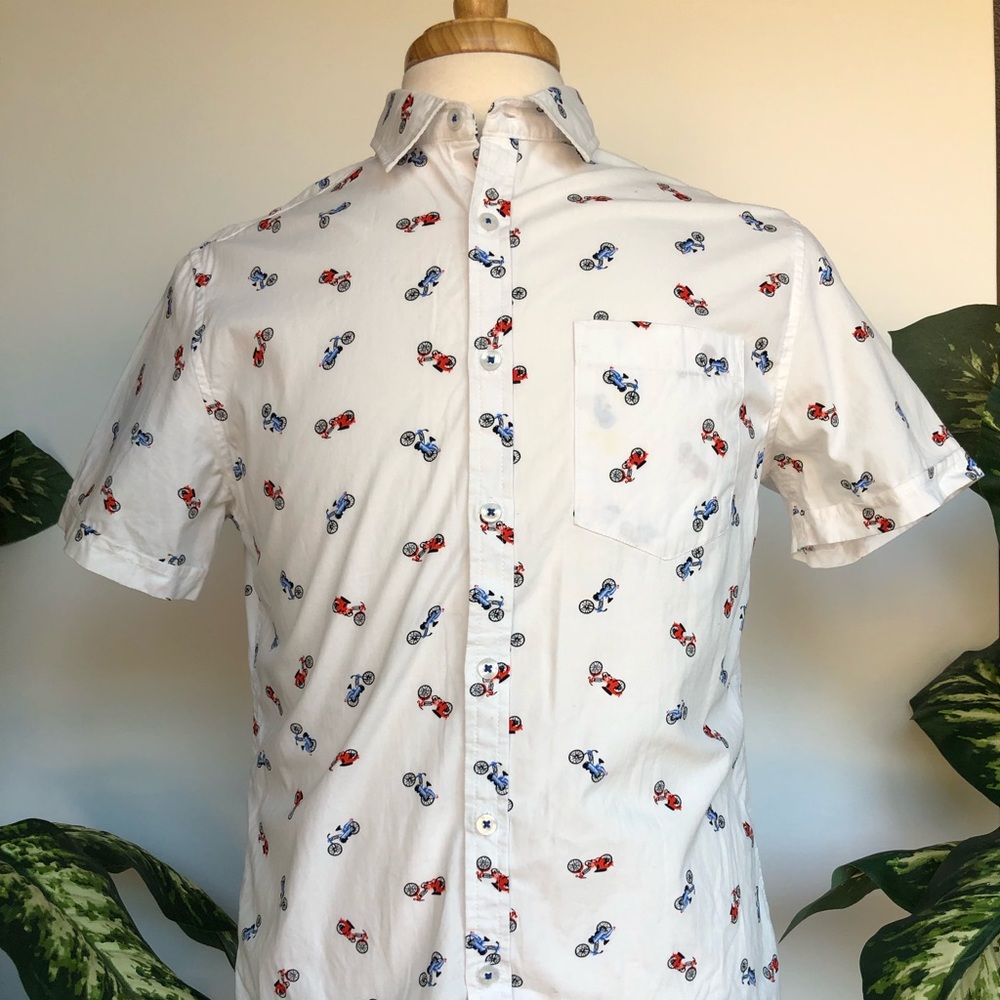 Cactus man slim fit button down shirt